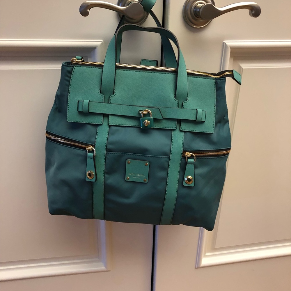 TEAL - HENRY BENDEL CONVERTIBLE BACKPACK